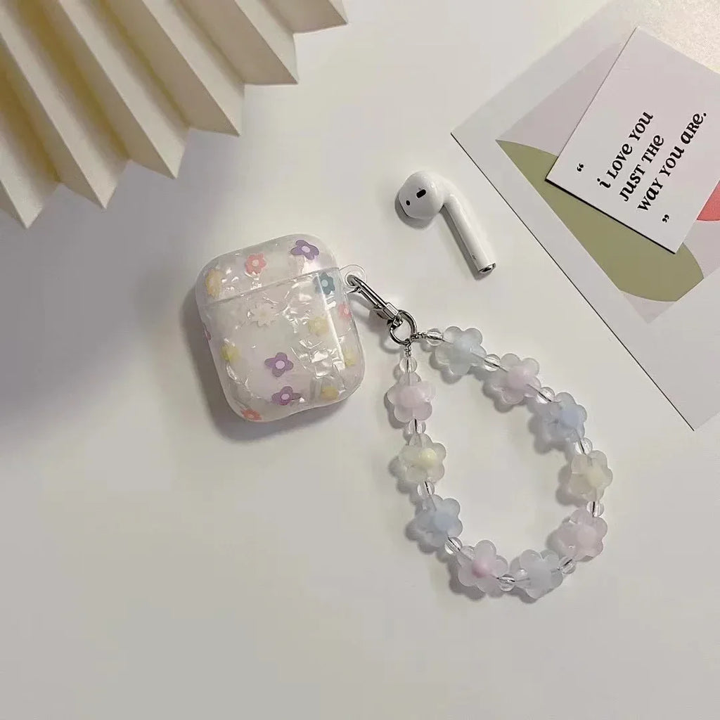 Shell Pattern Protective Flowers Airpods case - Viexta