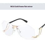 Frameless Cut Edge Sunglasses - Viexta