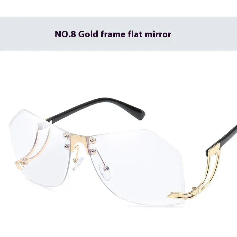 Frameless Cut Edge Sunglasses - Viexta
