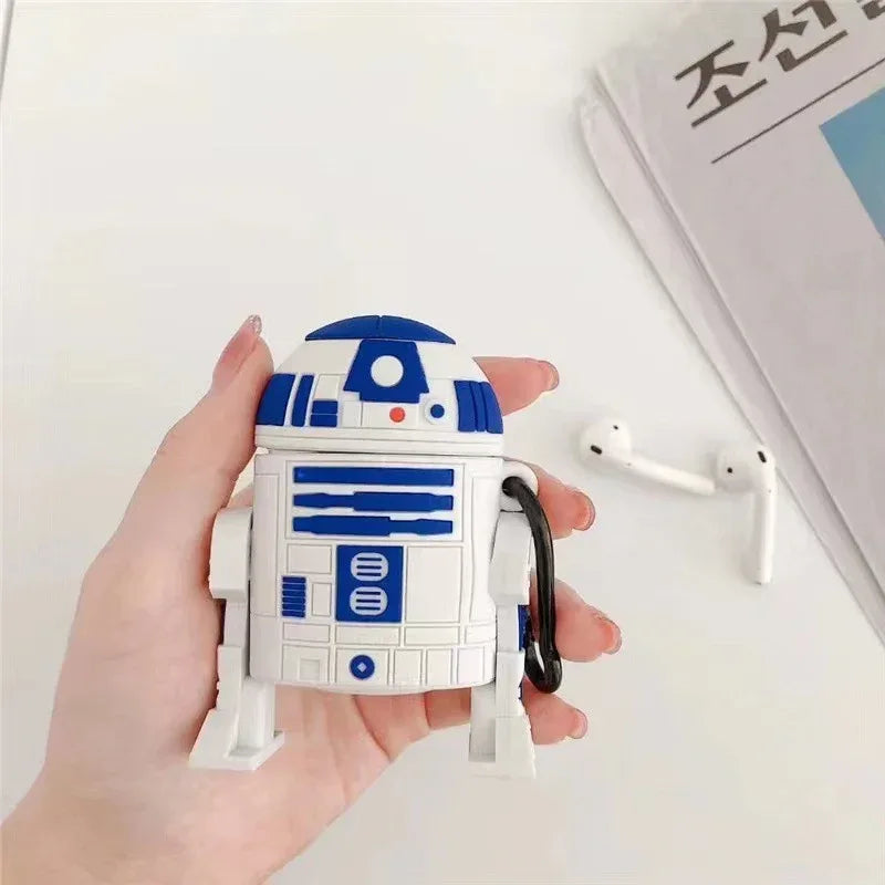 Robot Wireless Bluetooth Earphone Case - Viexta