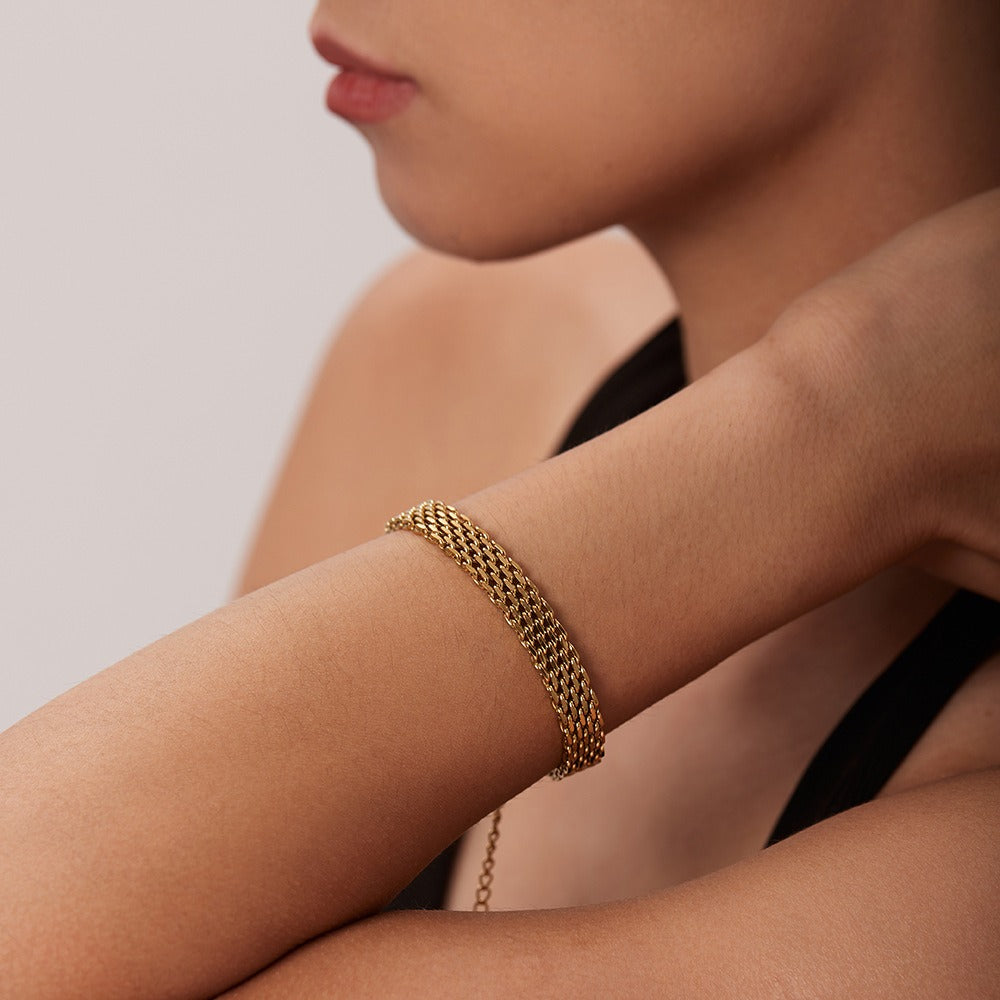 Stainless Steel Cuba Bracelet