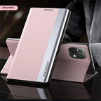 Electroplated Bracket Magnetic Window Holster iPhone case - Viexta