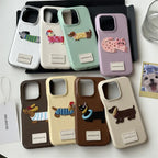 Leather Sausage Dog iPhone Case - Viexta