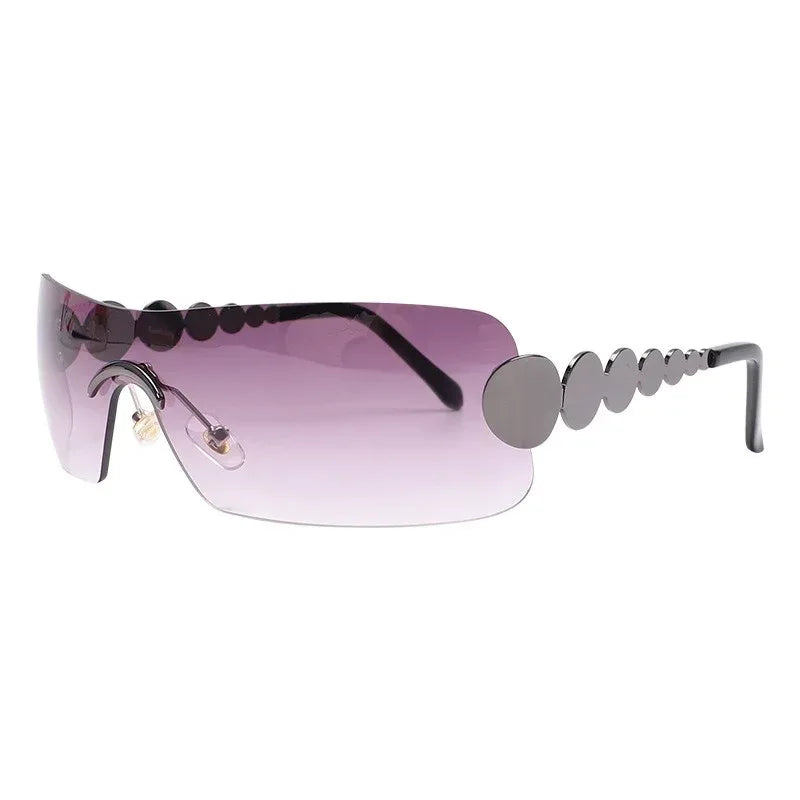 One Piece Rimless Outdoor Sunglasses - Viexta