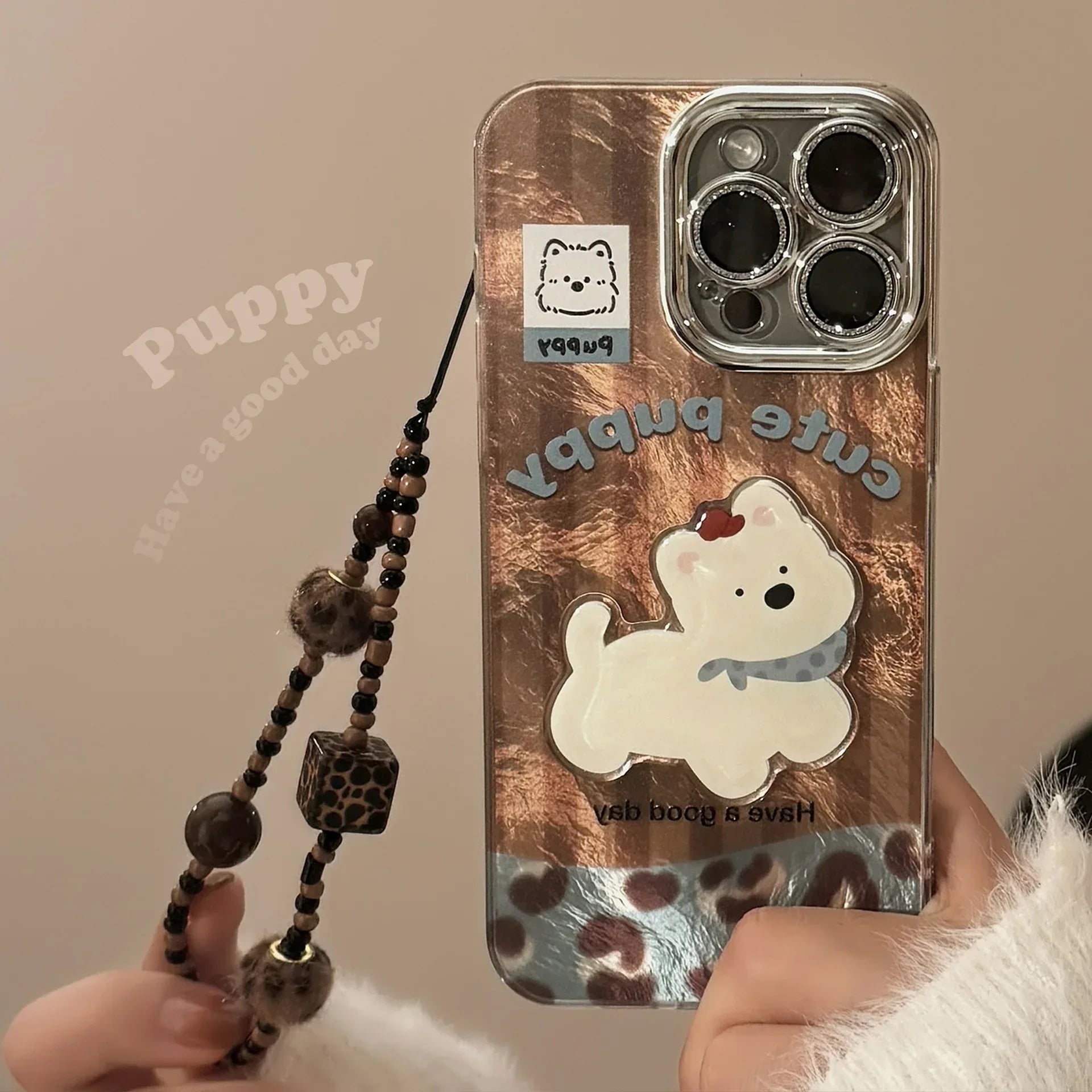 Patchwork West Highland iPhone Case - Viexta