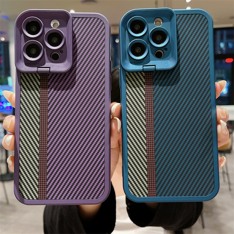 Carbon Fiber Soft Drop-resistant iPhone Case