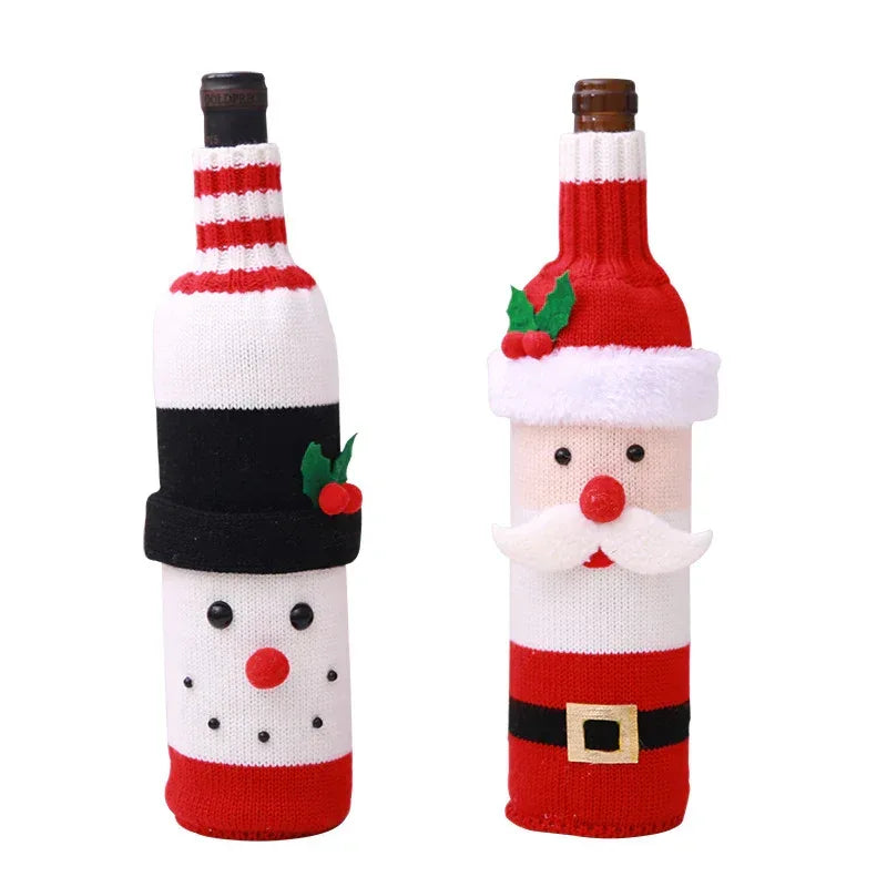 christmas-decorations-christmas-wine-bottle-socks - Viexta