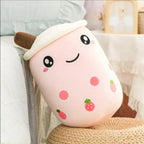 Milk Tea Cup Fruit Strawberry Matcha Plush - Viexta