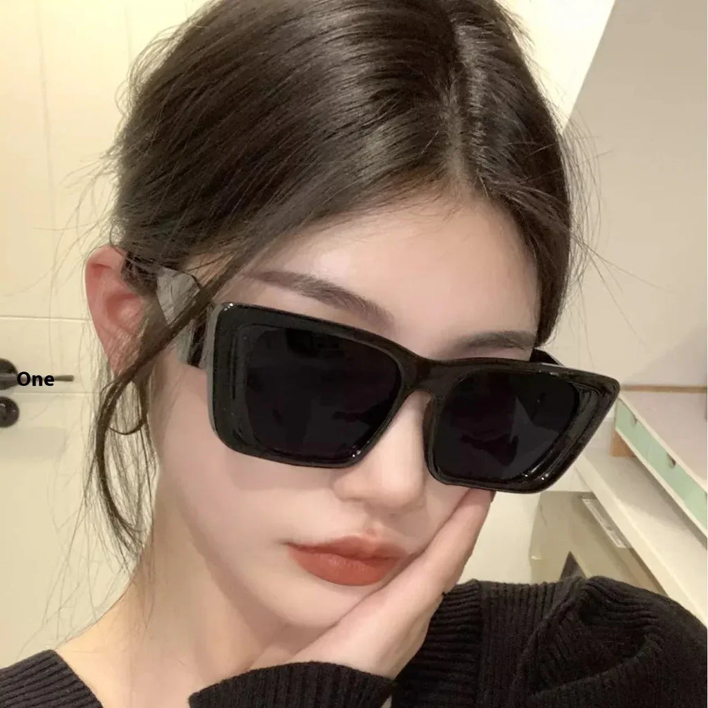 Retro Cat Eye Large Rim Sunglasses - Viexta