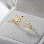 Zircon Butterfly Ring - Viexta