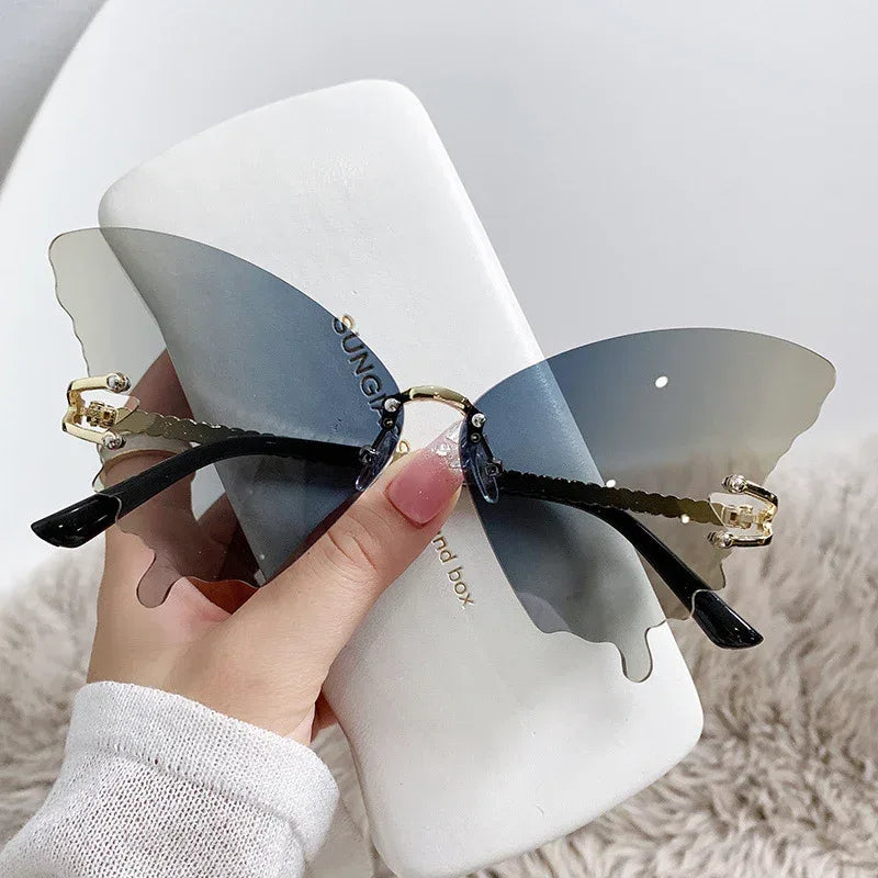 Butterfly Rim Gradient Glasses - Viexta