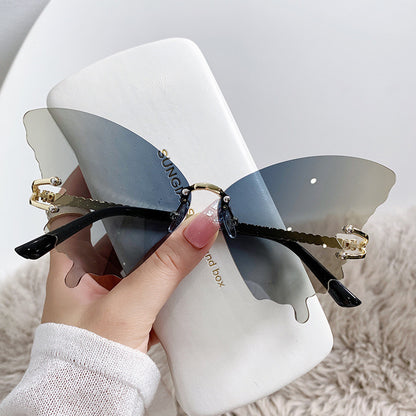 Butterfly Rim Gradient Glasses