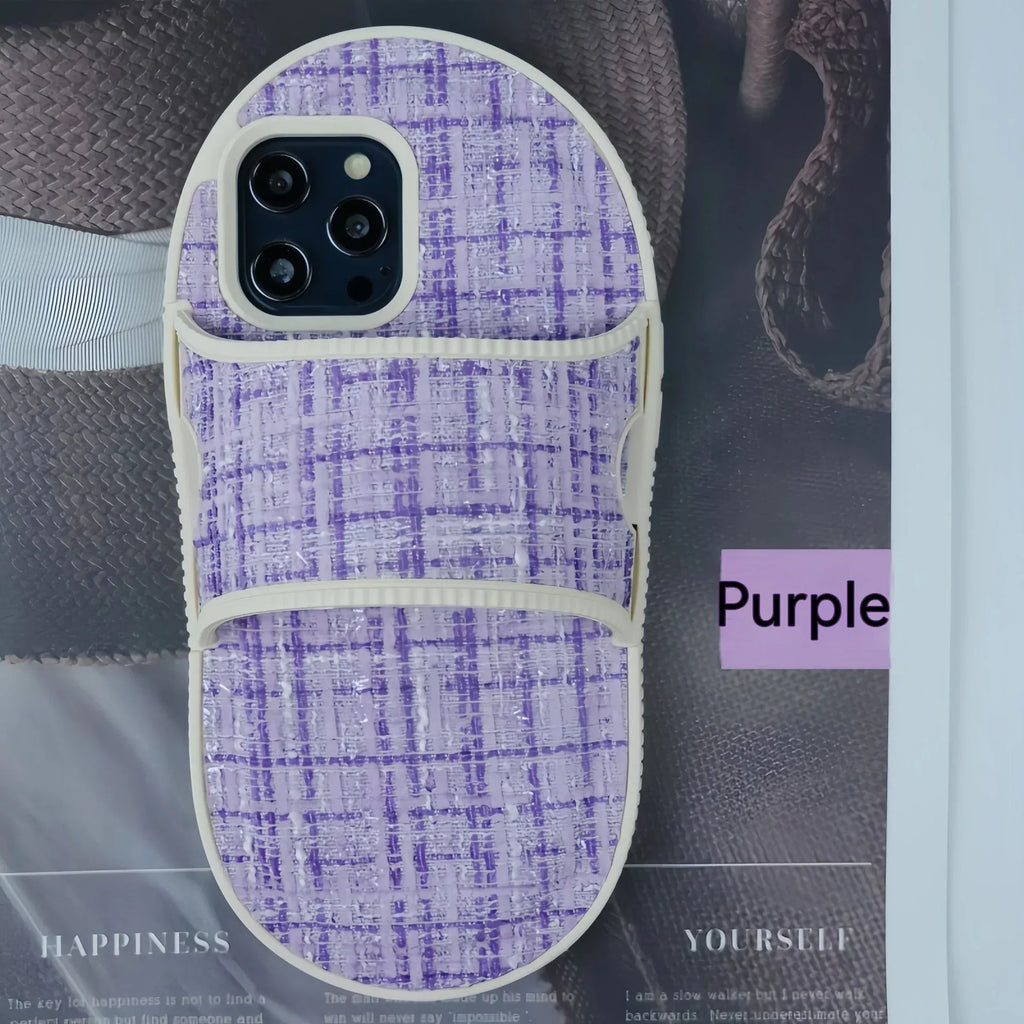 Rhinestone Slippers iPhone Case - Viexta
