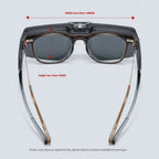 Men's And Women's UV Protection Clamshell Sunglasses - Viexta
