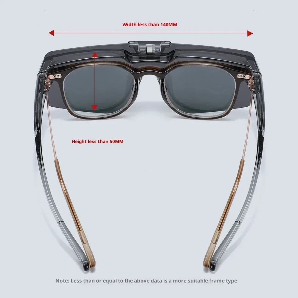Men's And Women's UV Protection Clamshell Sunglasses - Viexta