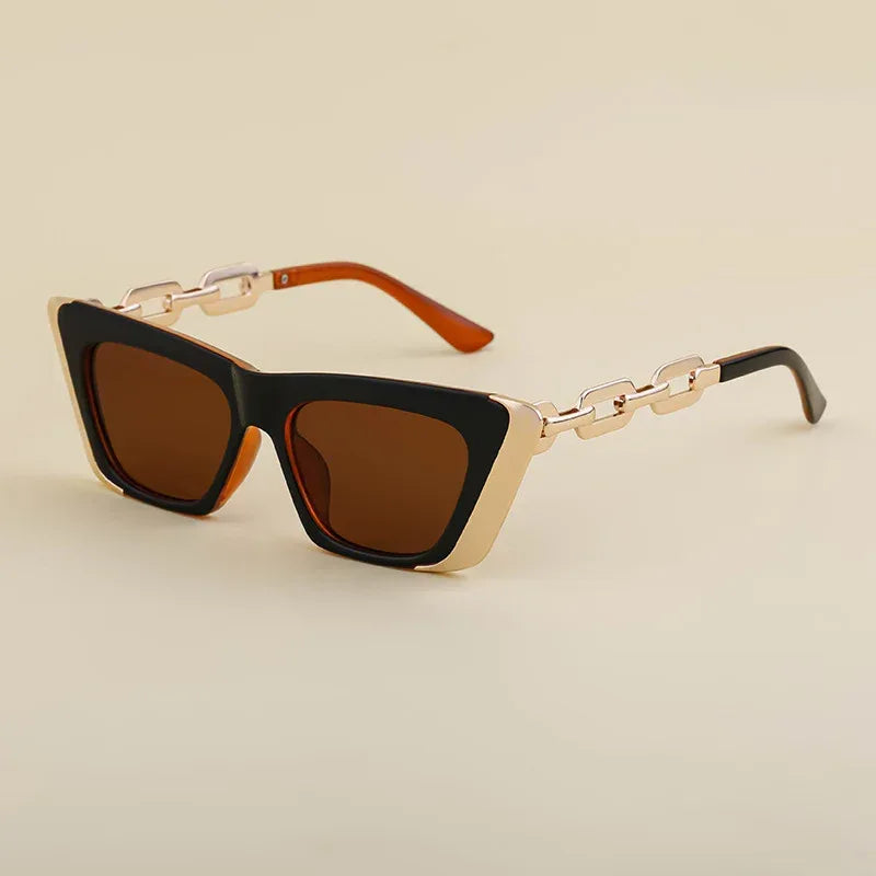 chain-small-frame-sunglasses - Viexta