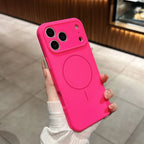 Fine Circle Magnetic iPhone Case Liquid Silicone - Viexta