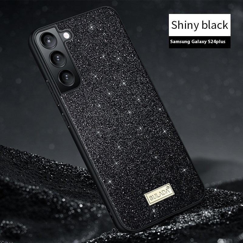 glitter-leather-case-drop-resistant-samsung-phone-case - Viexta