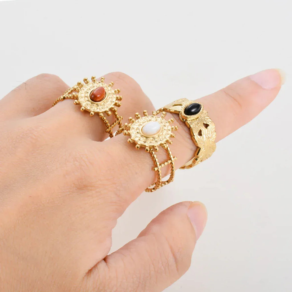 new-stainless-steel-open-ring - Viexta