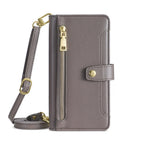Flip Cross-body Lanyard Xr Multi-function Leather Case for Samsung,IPhone,Sony - Viexta