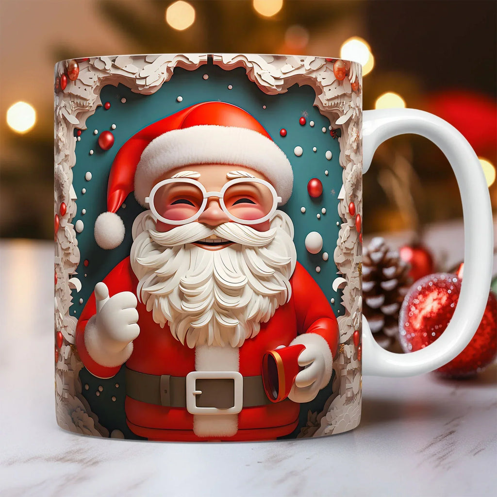 creative-3d-christmas-ceramic-mug - Viexta