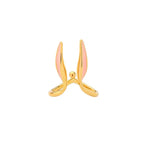 enamel-drop-oil-girl-heart-rabbit-ear-ring - Viexta