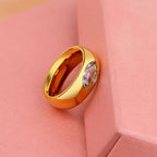 Princess Transparent Square Ring - Viexta