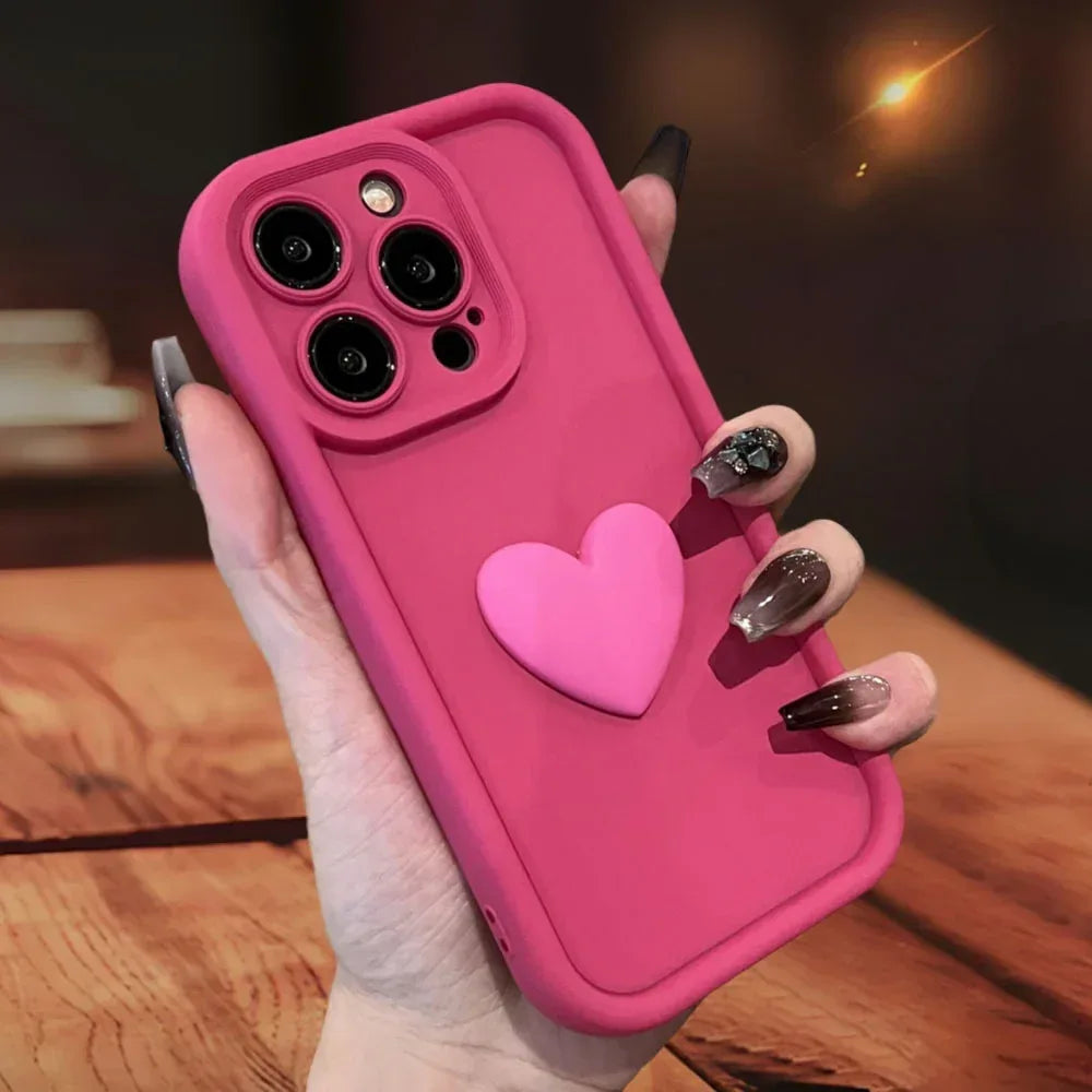 Love Skin-friendly Frosted Lens iPhone Case - Viexta