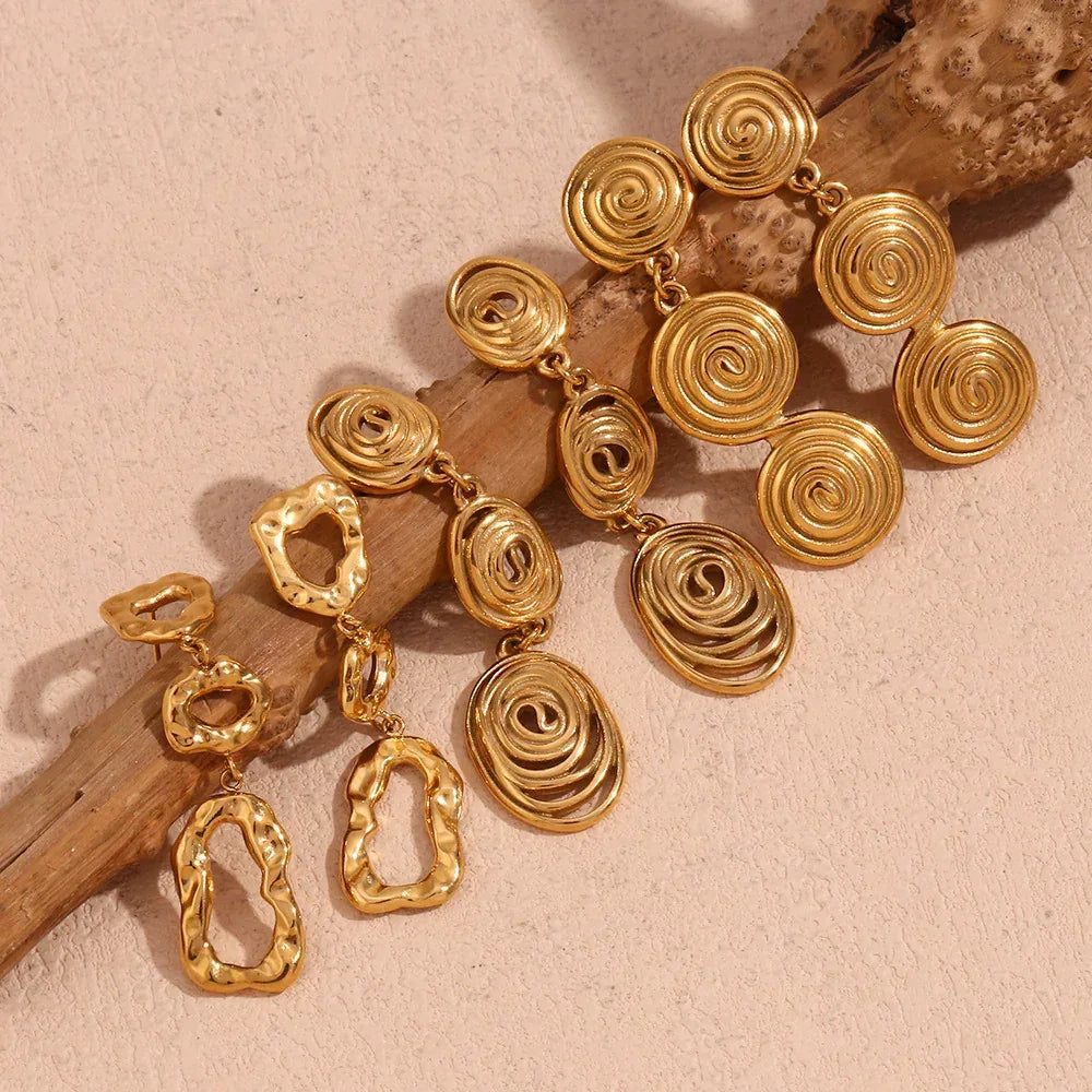 irregular-pattern-stitching-eardrops - Viexta