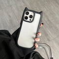 magnetic-shell-stereo-cat-ear-iphone-case - Viexta