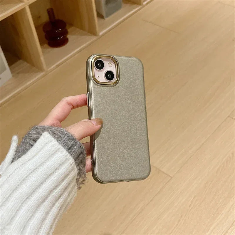 Leather Material iPhone Case - Viexta