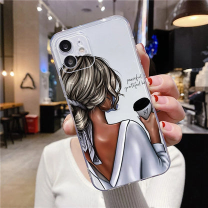 Fashion Girl Cute Braid iPhone Case