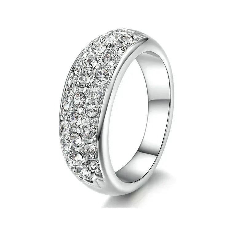 Three Row Zircon Ring - Viexta