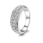 Three Row Zircon Ring - Viexta