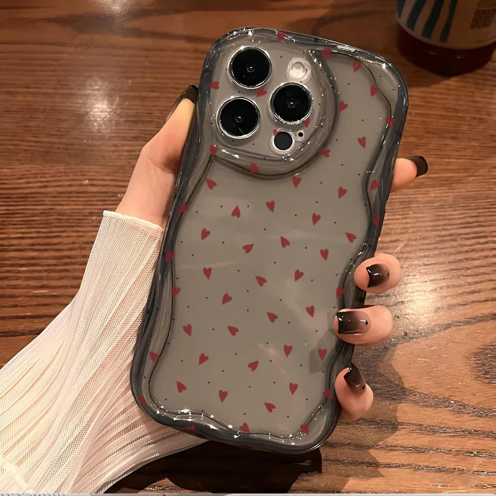 all-inclusive-painted-cream-pattern-heart-iphone-case - Viexta