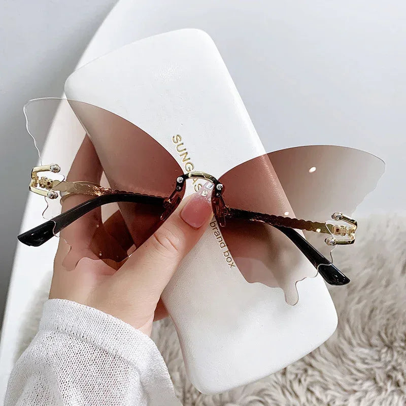 Butterfly Rim Gradient Glasses - Viexta