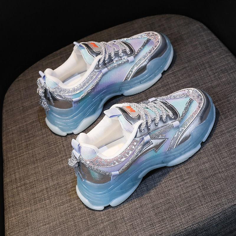 Breathable Platform Gradient Sneakers - Viexta