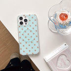 Polka Dot Magnetic Bracket iPhone Case - Viexta