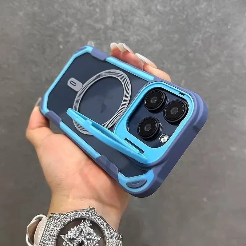 Lens Cover Bracket iPhone Case - Viexta
