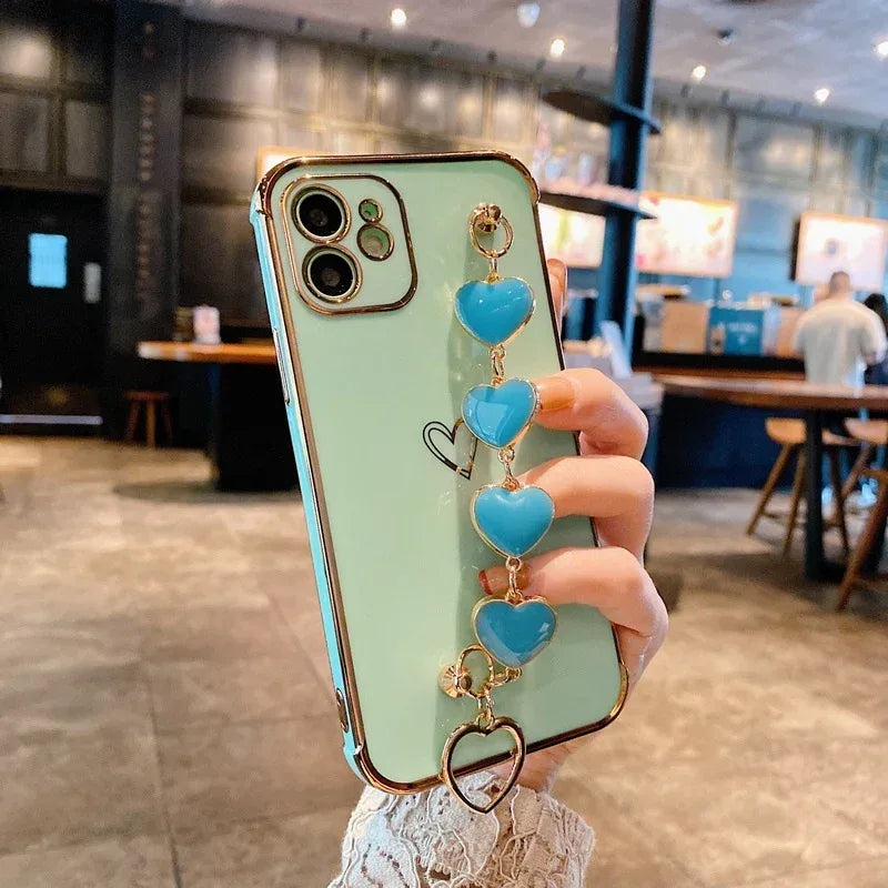 electroplated-heart-shaped-iphone-shell - Viexta