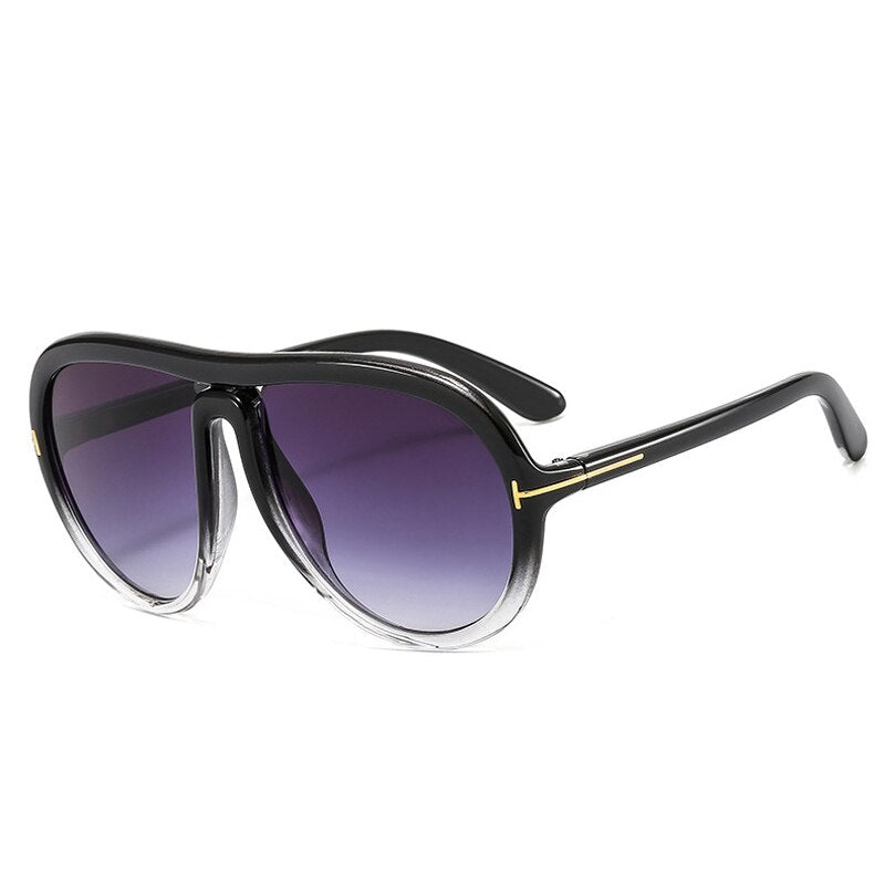 Retro Oversized Pilot Sunglasses
