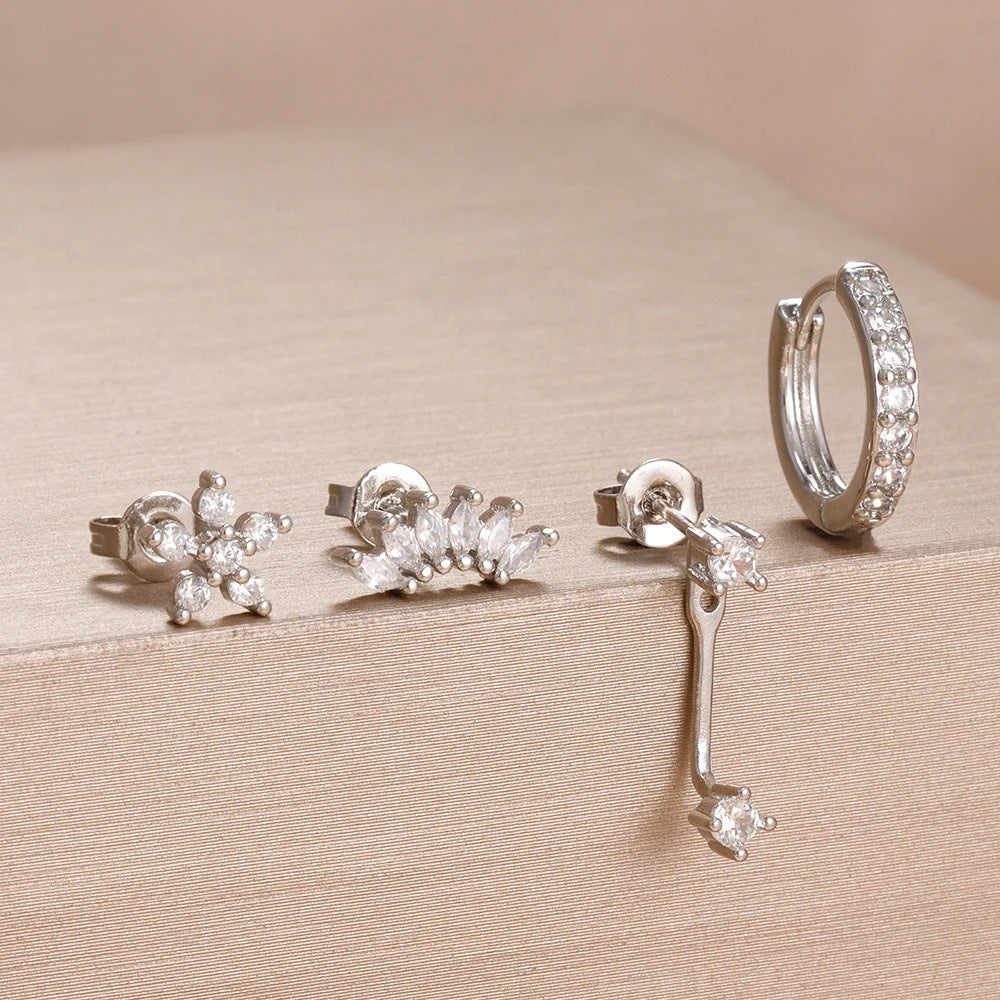 Zircon Stud Earrings