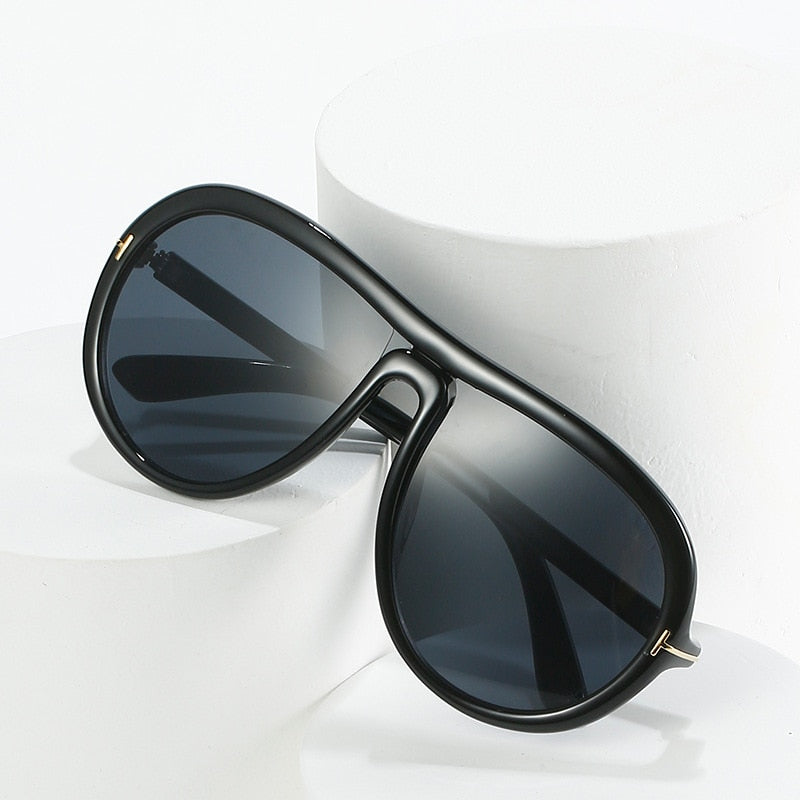 Retro Oversized Pilot Sunglasses