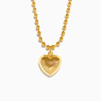 Titanium Steel Heart Pendant Necklace
