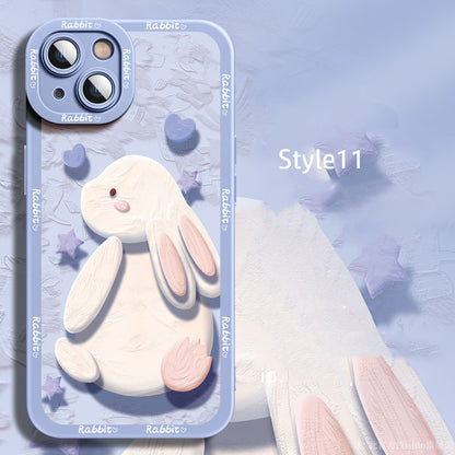 Silicone Cartoon iPhone Case