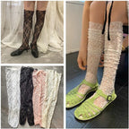 Influencer Stretch Lace Over-the-knee Stockings