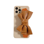 Bowknot Leather Wristband iPhone Case - Viexta