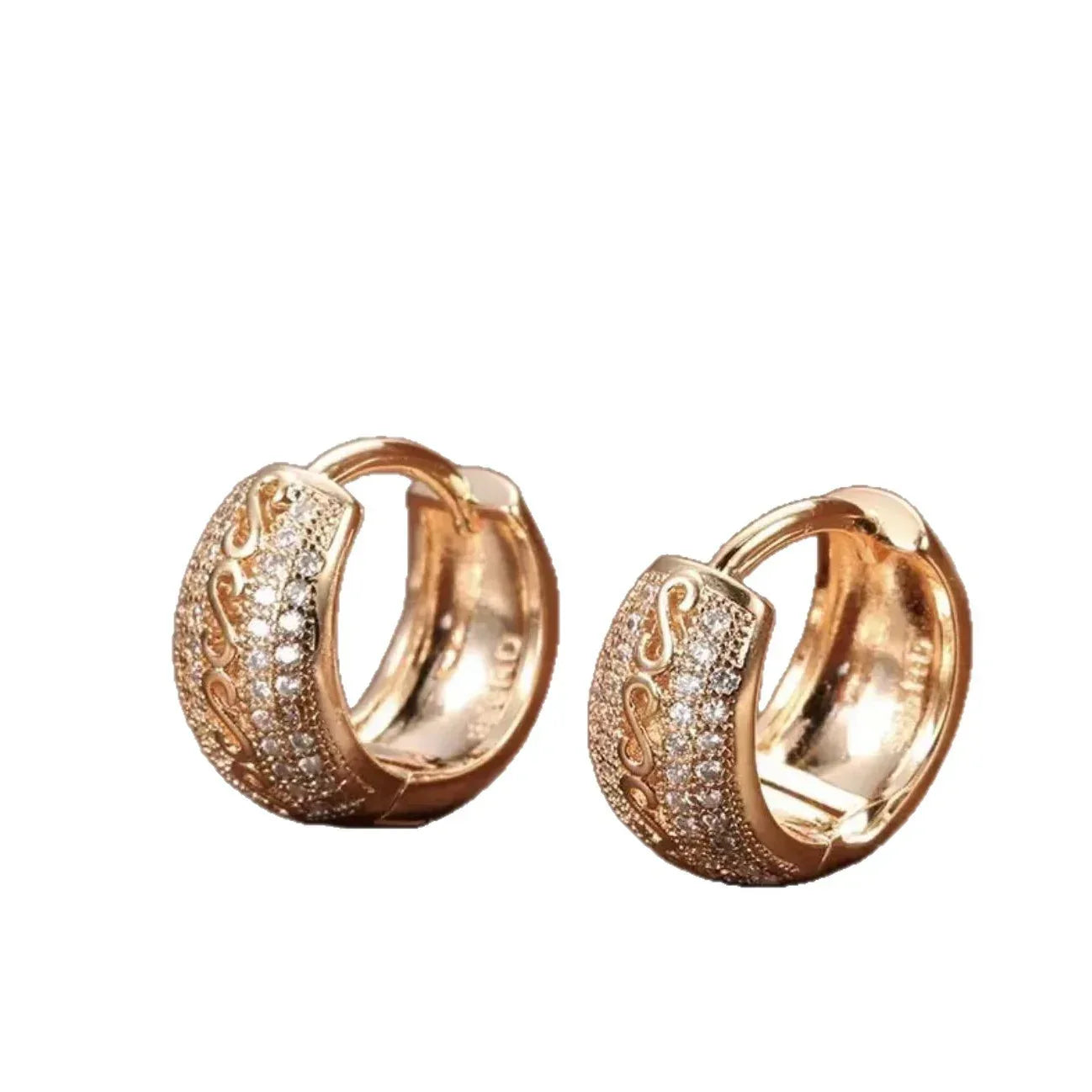 Luxurious Womens Zircon High-quality Ear Clips - Viexta