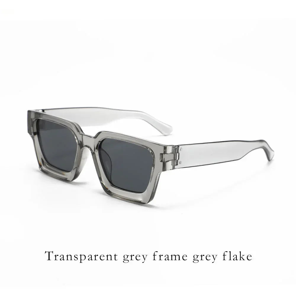 Classic Thick Square Frame Sunglasses - Viexta