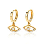 Micro Inlaid Zircon Eardrops - Viexta